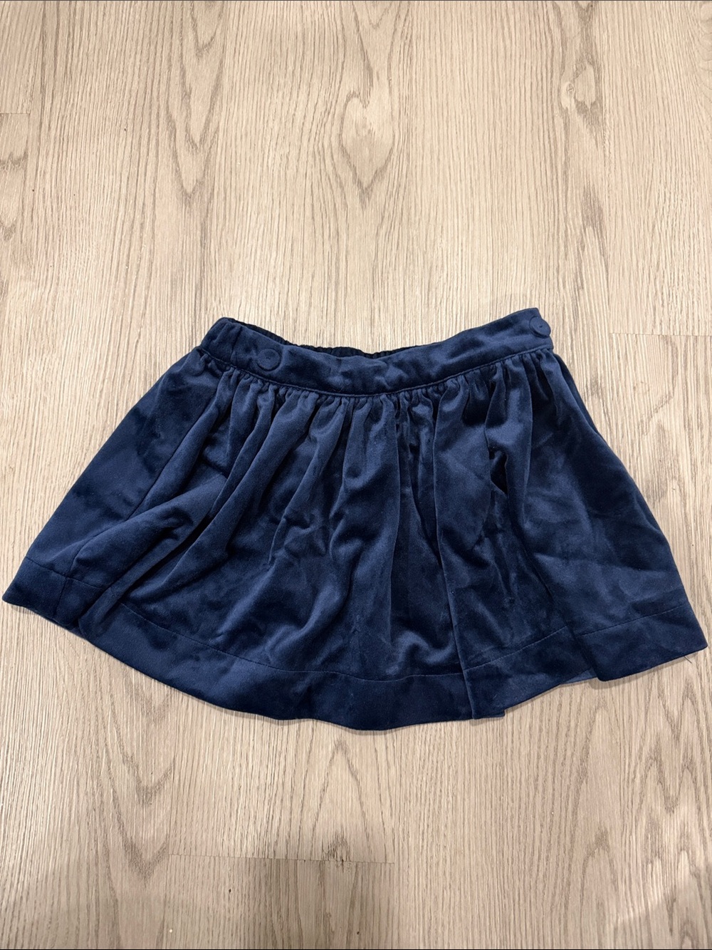 Edgehill Collection Navy Velvet Skirt Toddler 4T